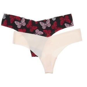 NEW Commando Microfiber Thong 2 Pack, Sz M/L